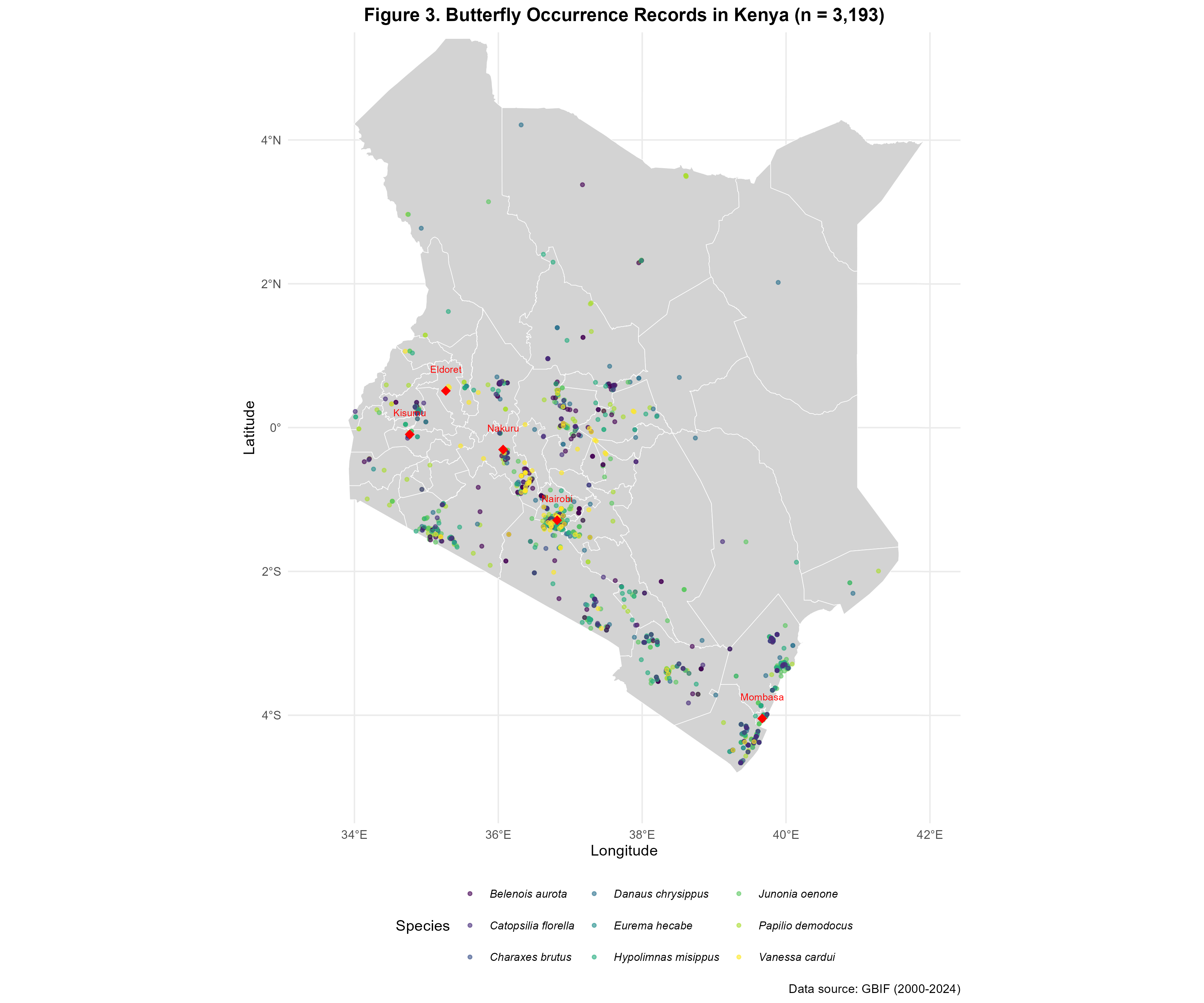 Figure 3: Occurrence Map
